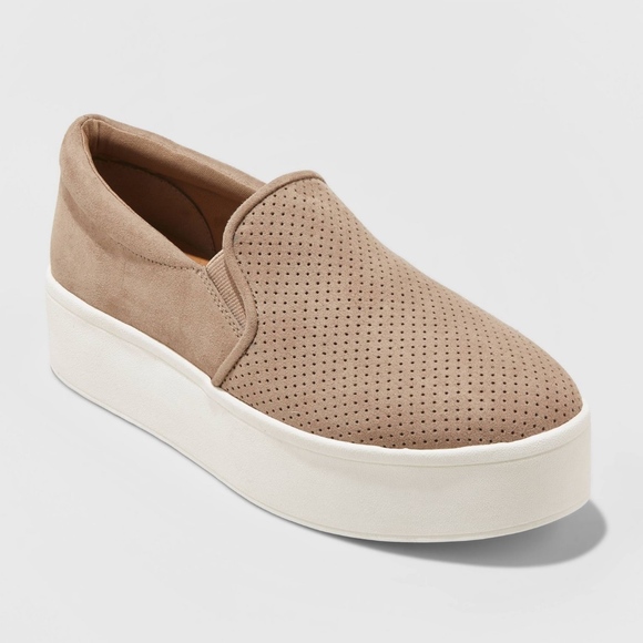 platform slip on shoes